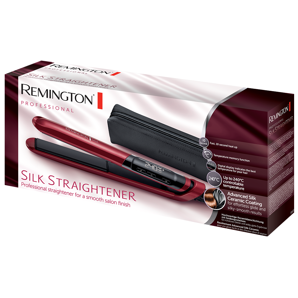 Remington S-9600 Silk Ceramic Hair Straightener with 1 year Warranty