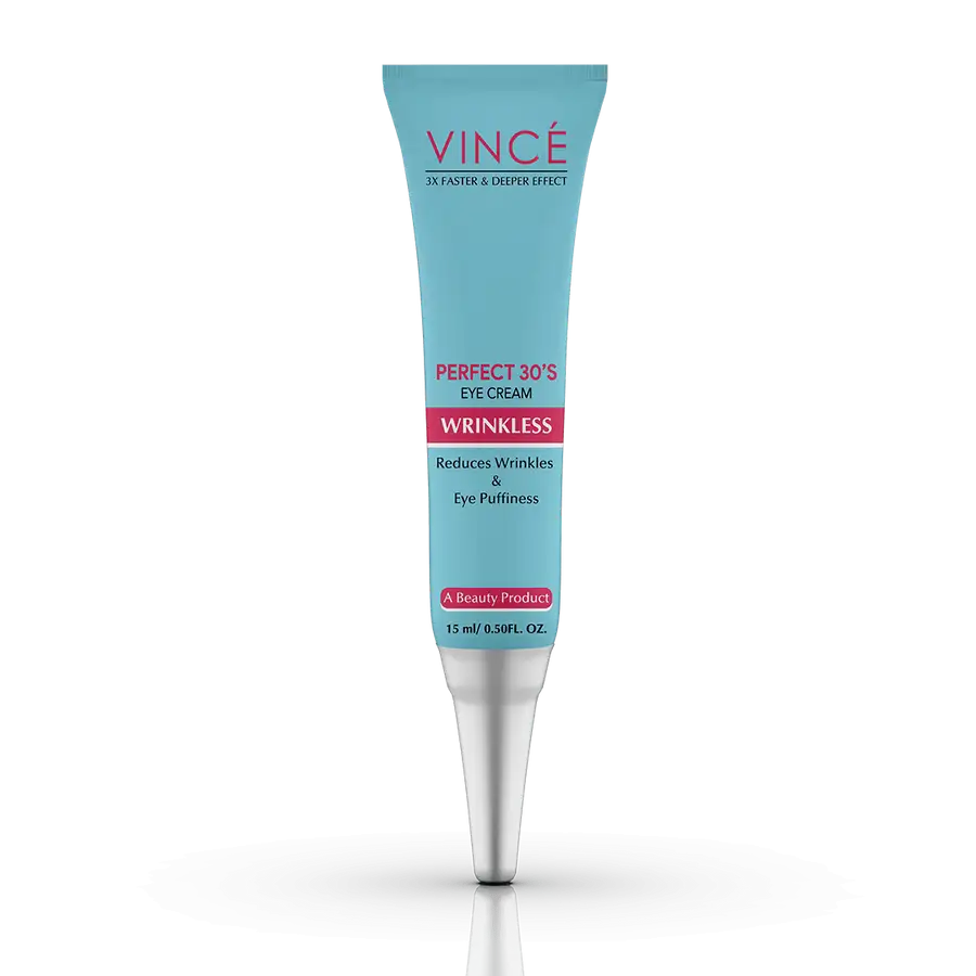 Vince perfect 30's eye cream hyaluronic acid & retinol for wrinkles,puffiness 15ml