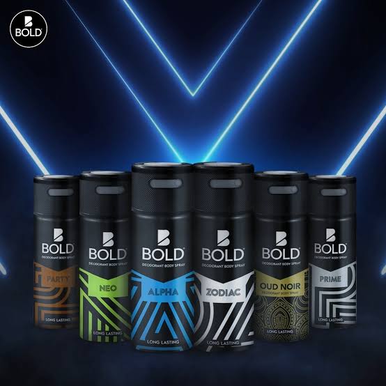 Bold body sprays 150ml