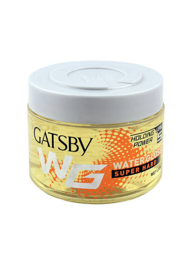 GATSBY GEL WATER GLOSS / WET LOOK SUPER HARD YELLOW 300G