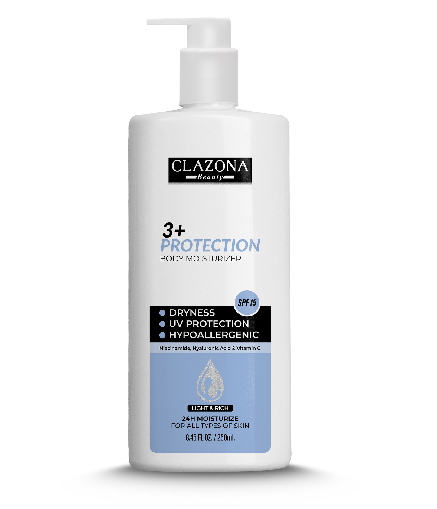 Clazona Body Moisturizer 3+ protection 250ml