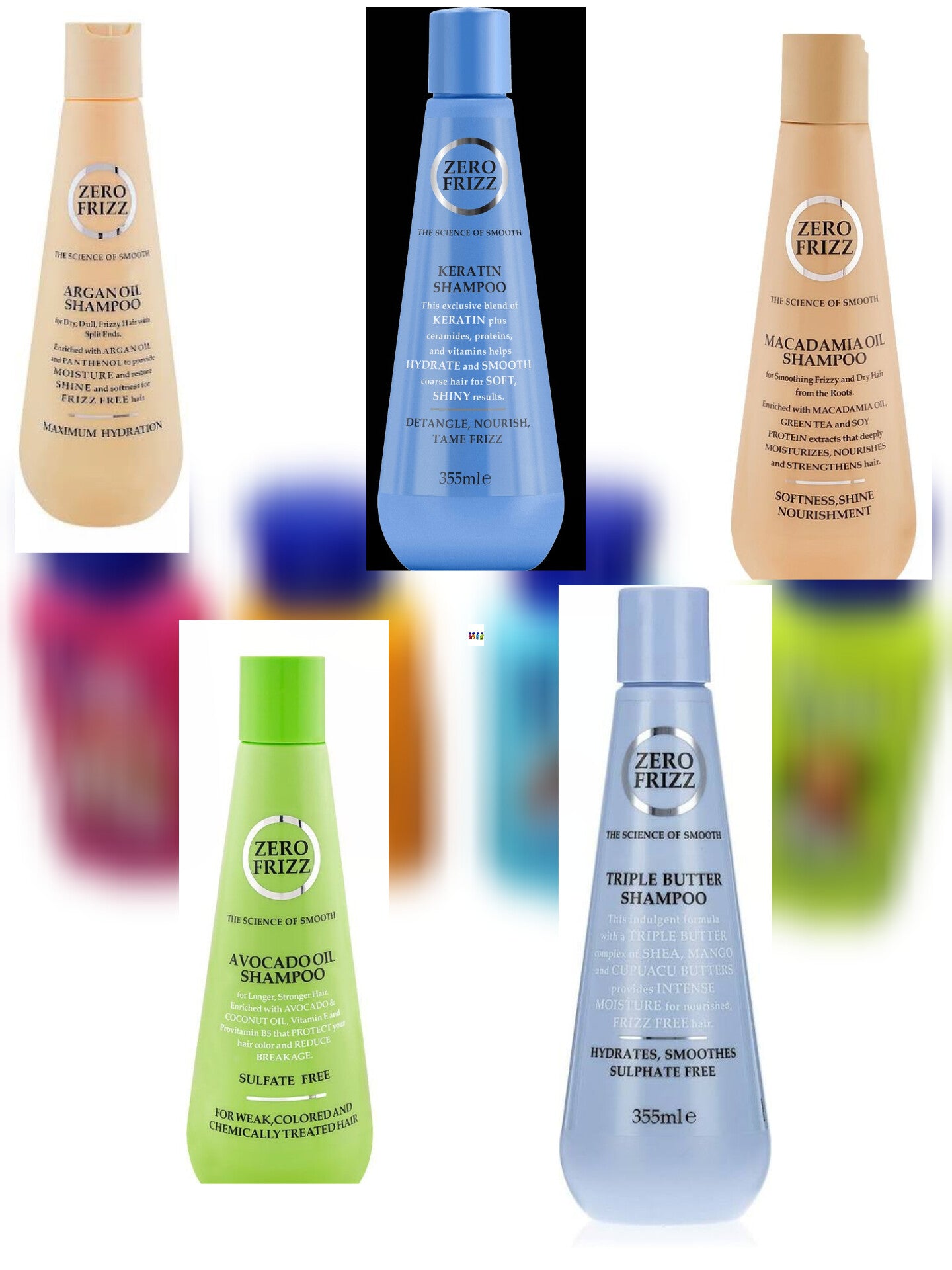 Zero Frizz shampoo 355ml