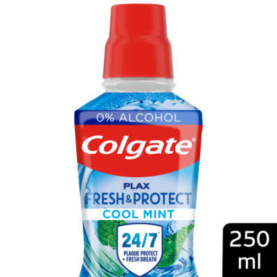 Colgate Plax Cool Mint fresh protect Mouthwash Alcohol Free 250ml