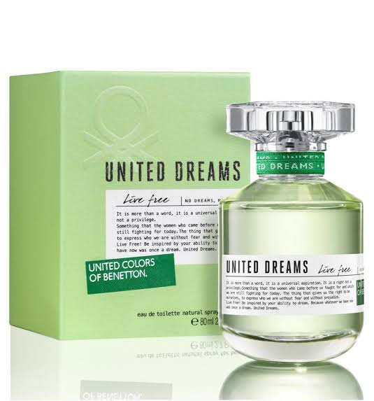 BENETTON United Dreams Live Free Women EDT 80ml