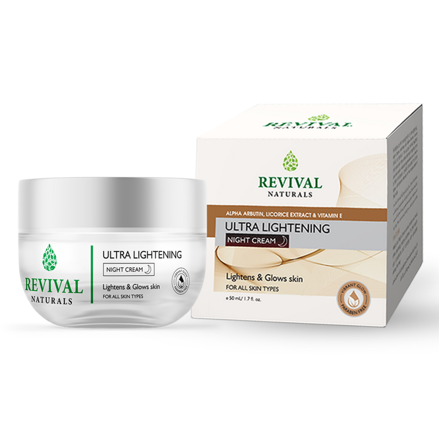 Revival naturals Ultra Lightening Night Cream 50 ML