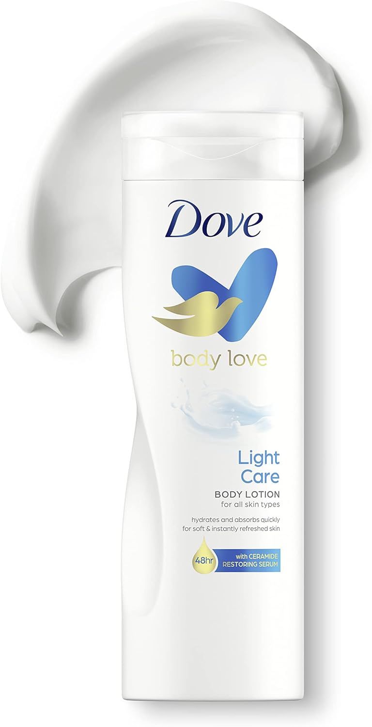 Dove body lotion light care 400ml for all skin types