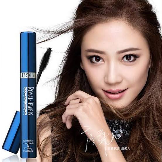 BOB Mascara Royal Jewels Blue Crystal Volume and Curled Waterproof