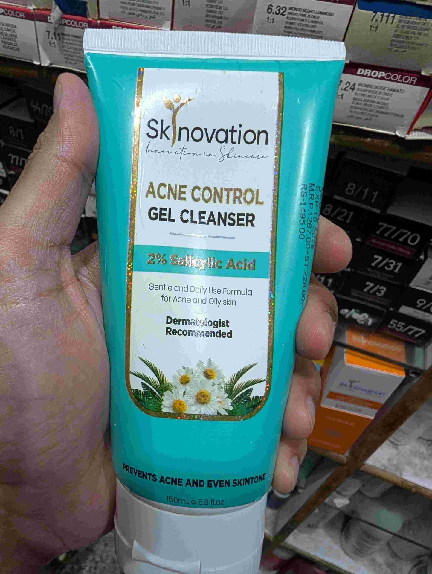 Skin innovation acne control gel cleanser medicated for oily skin 150ml