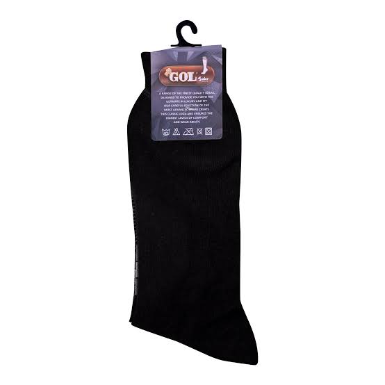 Gol Socks Cotton Men Black