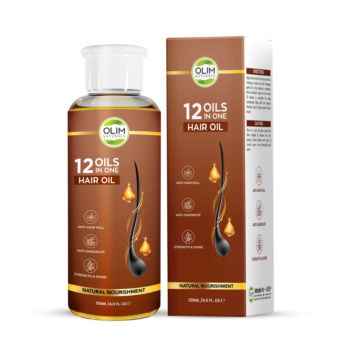 OLIM Hair Oil 12 in 1 Miracle 120ml