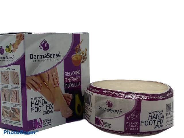 Derma sense hand foot whitening cream