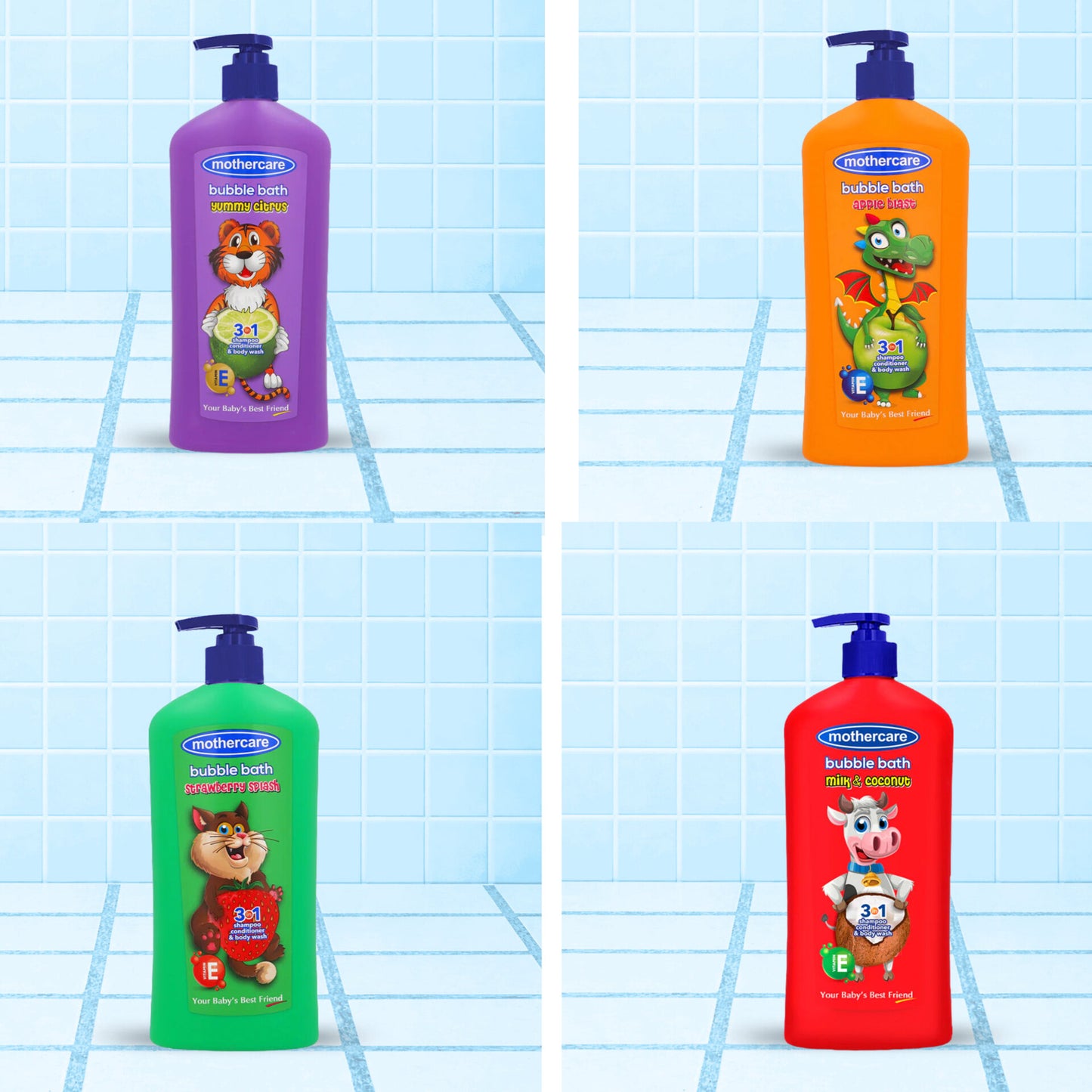 MotherCare 3in1 shampoo, conditioner,body wash 550ml