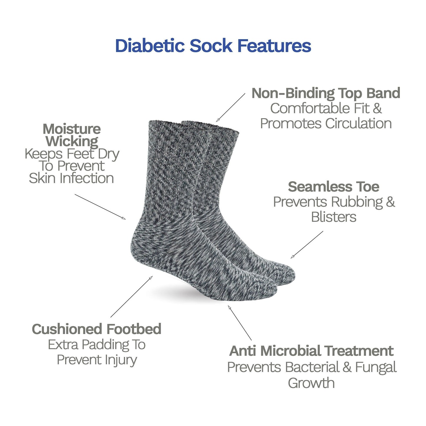 Socks for diabetic