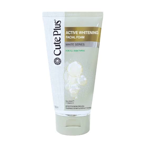 Cute plus with vit c Whitening Facial Foam 150ml