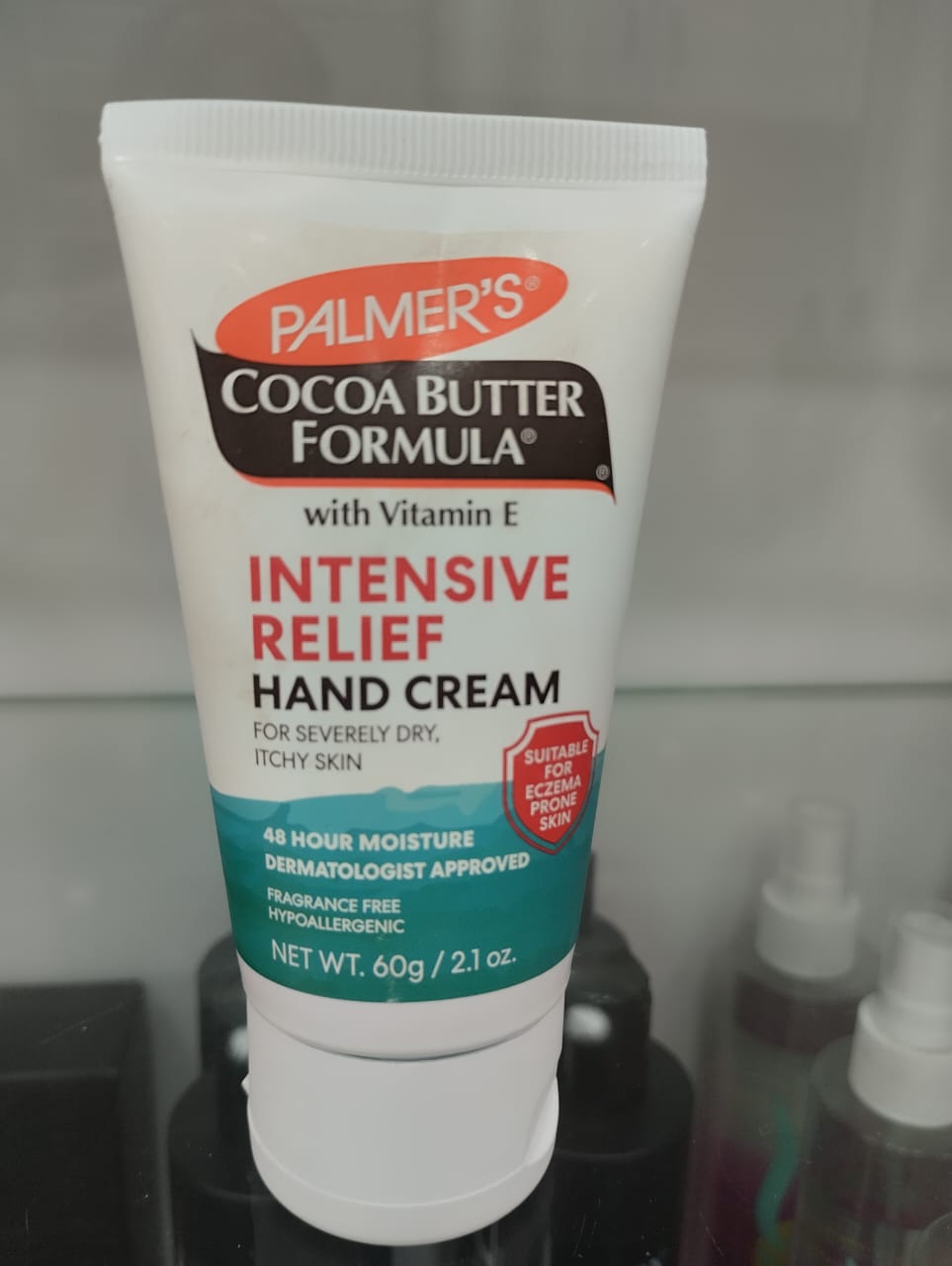 Palmers cocoa Butter intensive relief hand cream with vitamin E for severely dry itchy skin medicated 60gm