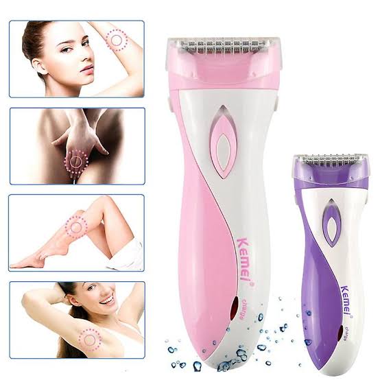 Kemei KM-3018 Electric Rechargeable Lady Shaver Hair Remover Epilator Painless Shaving