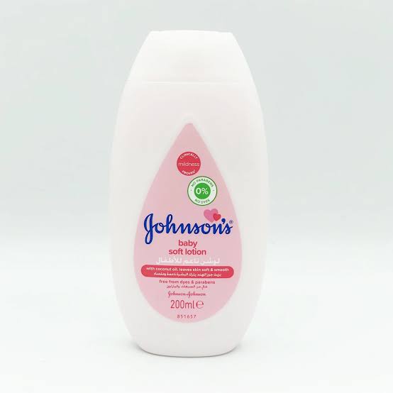 Johnsons White color soft baby lotion 200ml with coconut oil