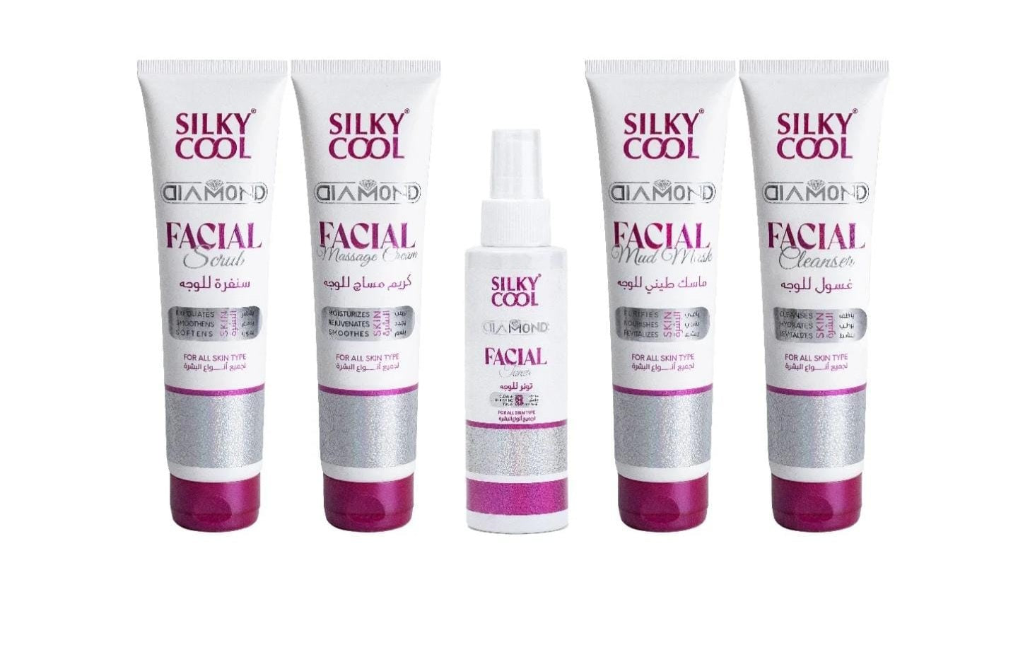 Silky cool whitening diamond complete facial