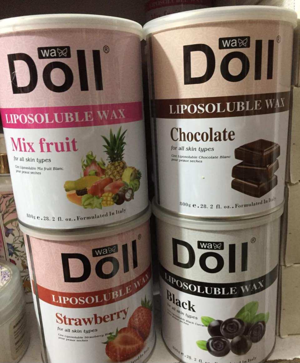 Doll liposoluble Wax for all skin types 800gm formulated in italy