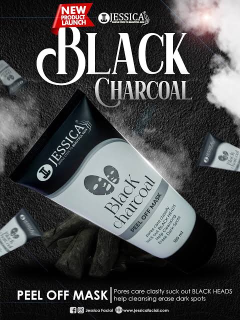Jessica charcoal peel off mask 150ml