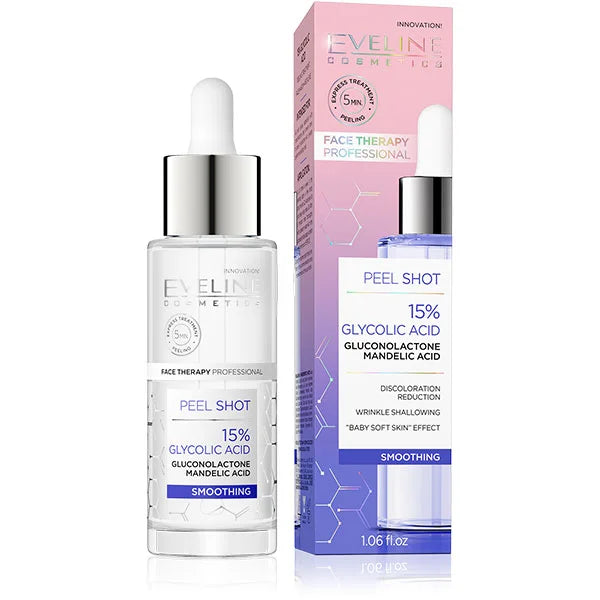 Eveline Peel serum Shot Glycolic Acid 15% - Smoothing 30ml