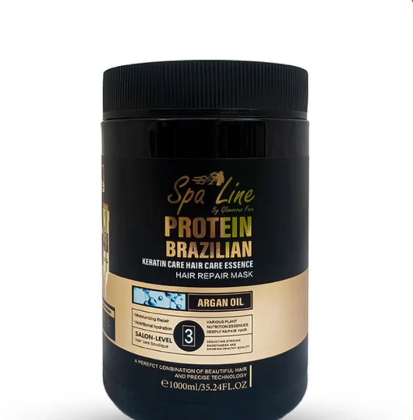 Spa line hair mask Brazilian protein by glamorous face 1000ml