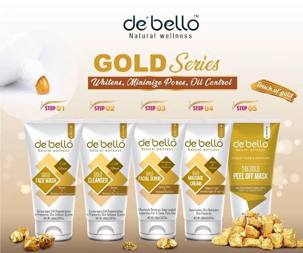 Debello gold whitening Facial