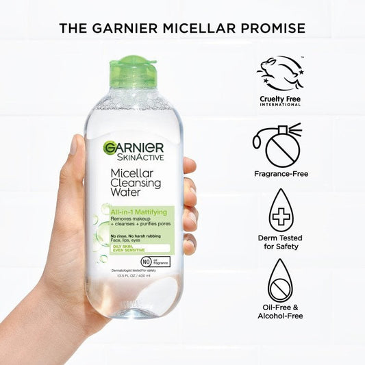 Garnier SkinActive Micellar Cleansing Water All-in-1 Cleanser & Makeup Remover 400ml