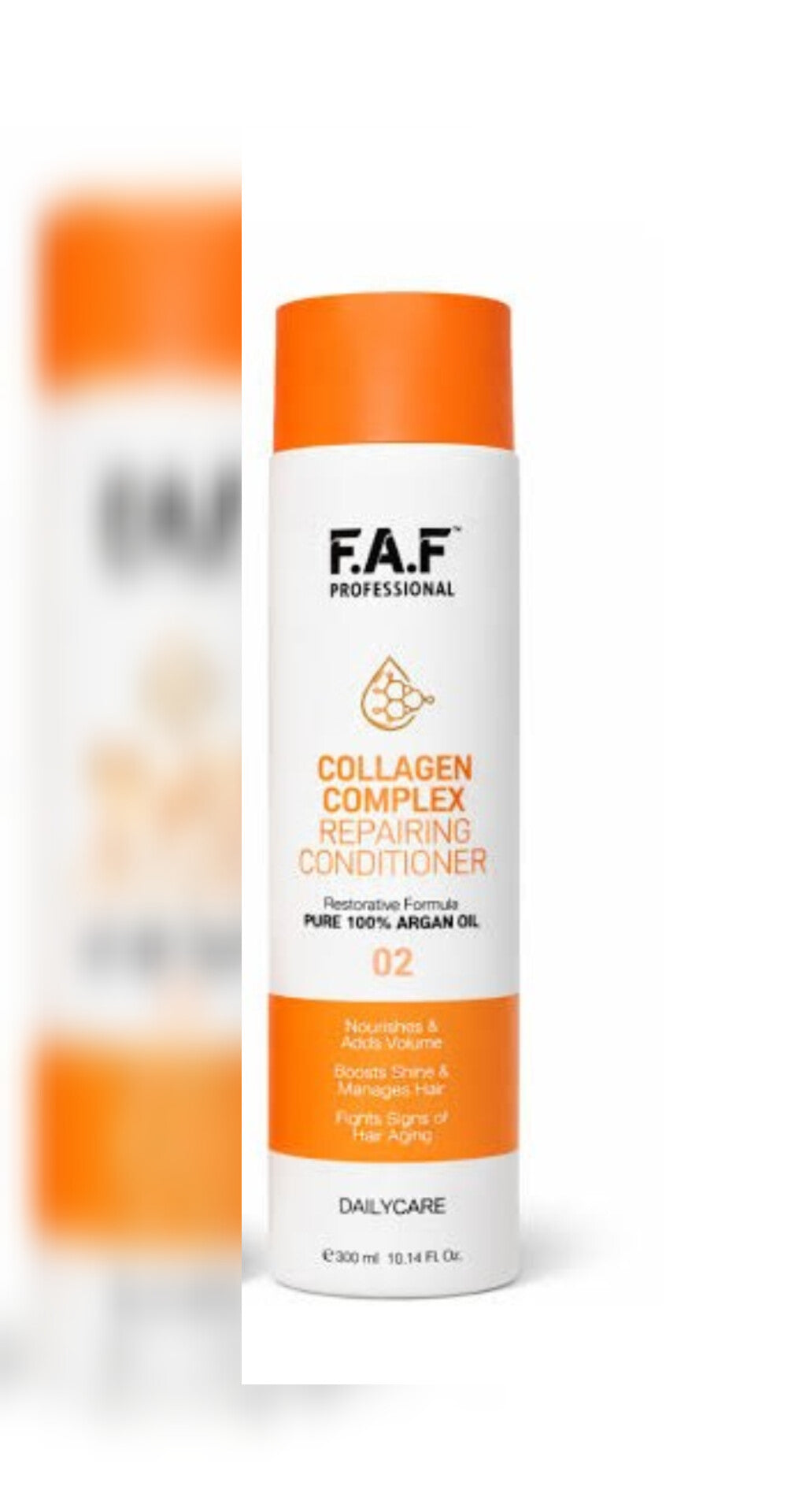 FAF Professional Collagen Complex conditioner with Argan Oil – Nourishing & Repairing Hair Care 300ml
