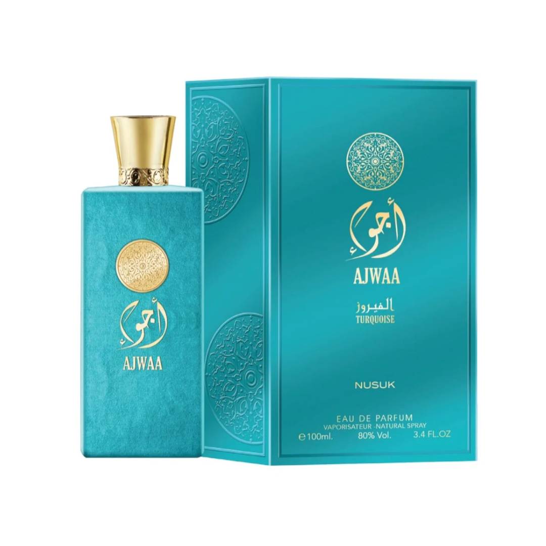 Nusuk Ajwaa Turqoise EDP Unisex 100ml perfume