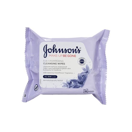 Johnsons makeup cleansing wipes 25pcs for all skin type medicated