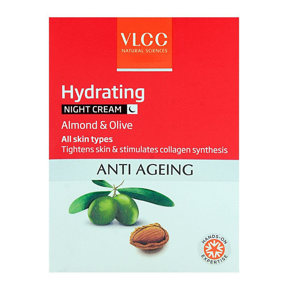 VLCC Anti Aging Hydrating Night Cream - 50gm