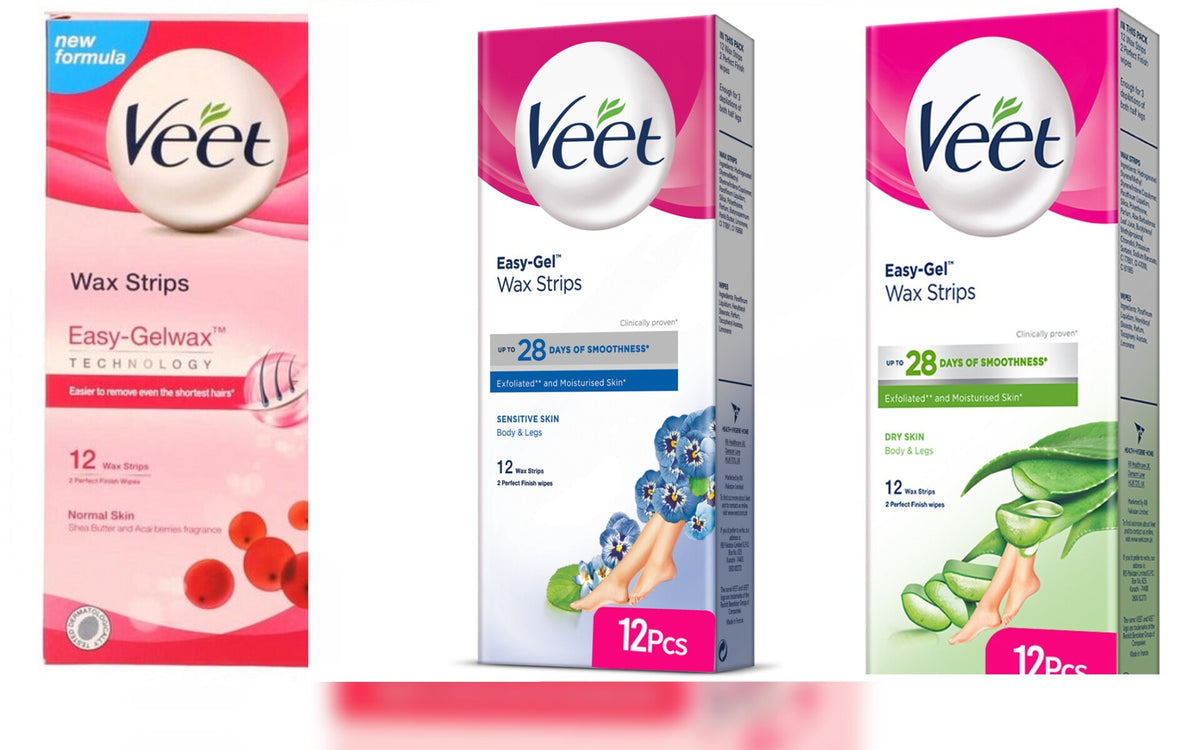 Veet body strips 12strips
