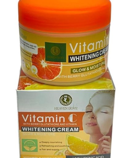 Heaven dove whitening cream vitamin C glutathione hyaluronic acid