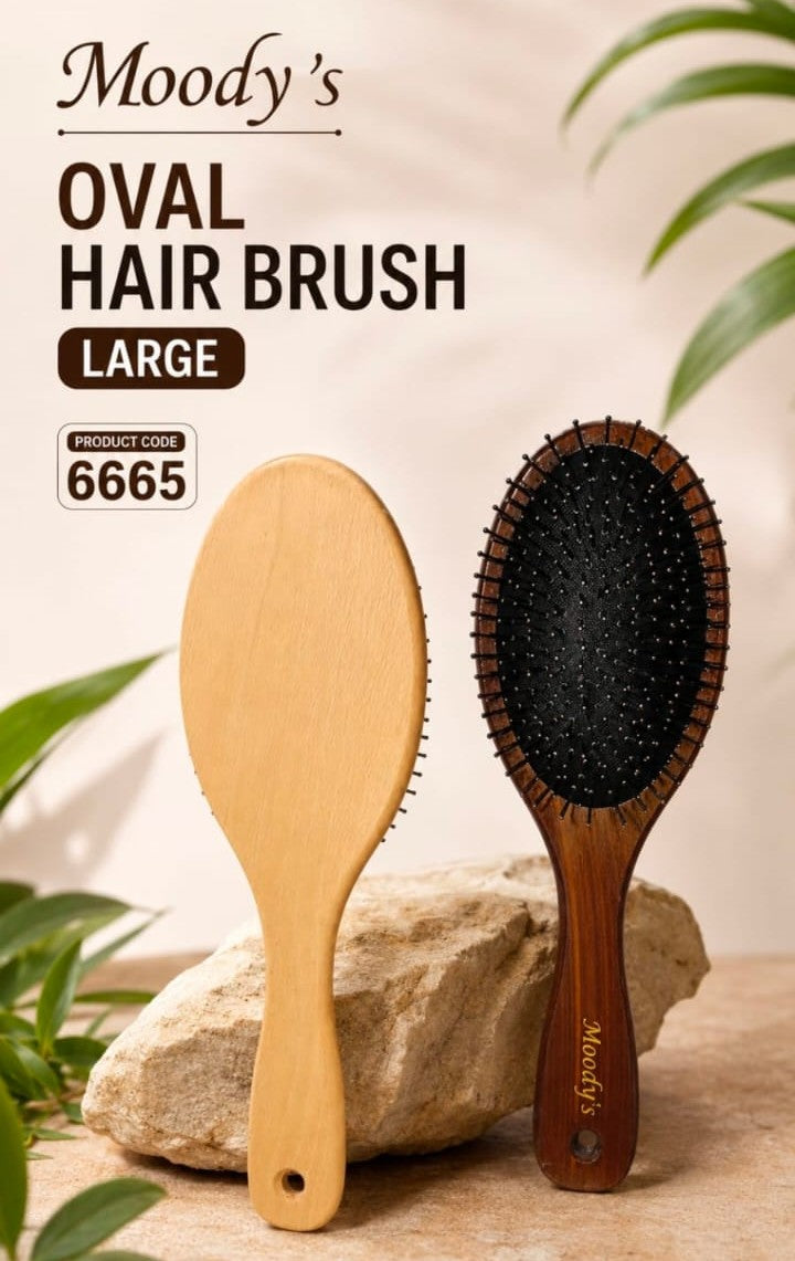 Moody's Moodys oval Hair brush large product code 6665