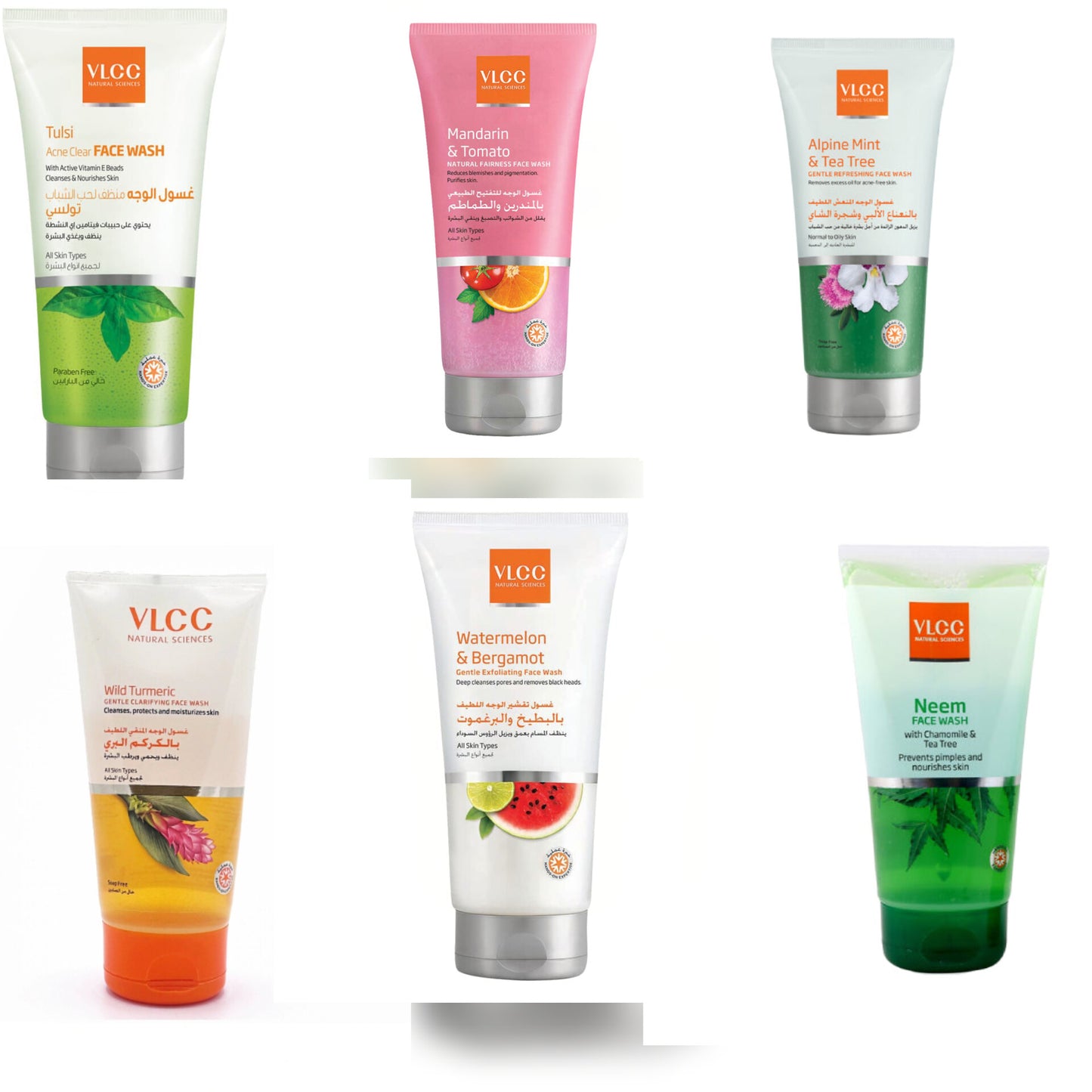 VLCC face Washes 150ml