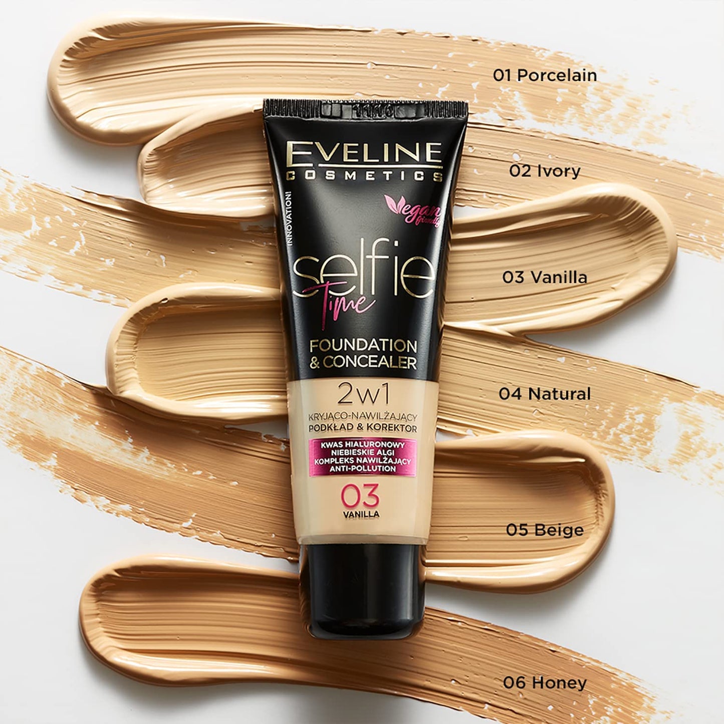 Eveline selfie time 2in1 foundation&concealer 30ml