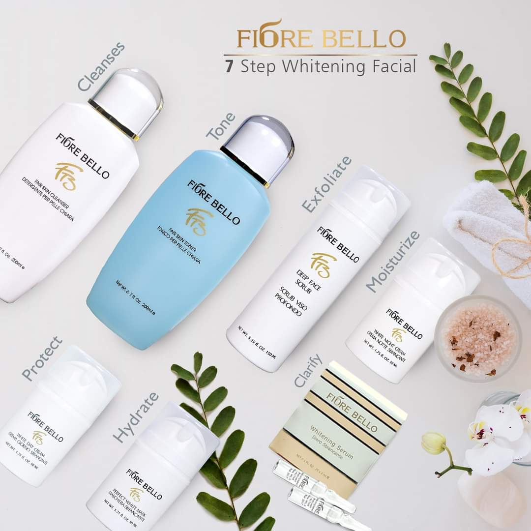 FioreBello Complete Whitening Facial made in italy