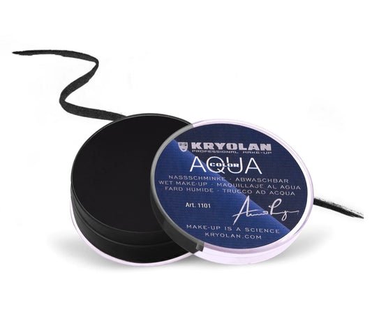 Kryolan - Aquacolor Black Cake Liner