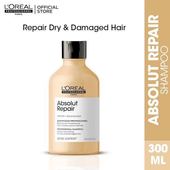 Loreal Professionnel Absolut Repair Gold Quinoa + Protein Shampoo 300 Ml