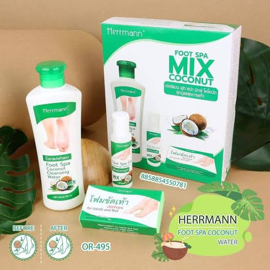Herrmann Coconut Foot Spa KIT made in Thailand