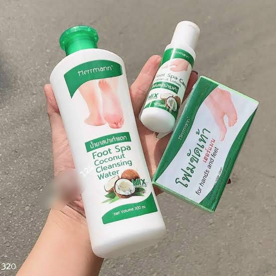 Herrmann Coconut Foot Spa KIT made in Thailand