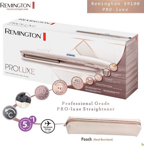 REMINGTON HAIR STRAIGHTENER PROLUXE S9100 with 1 year Warranty
