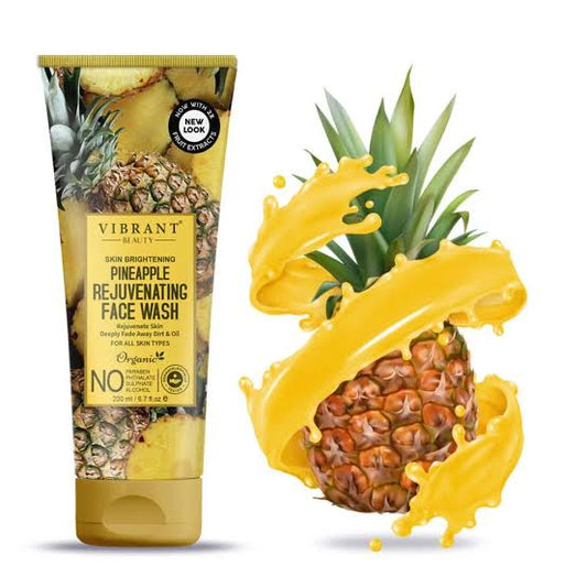 Vibrant Beauty Pineapple Rejuvenating Face Wash (200ml)