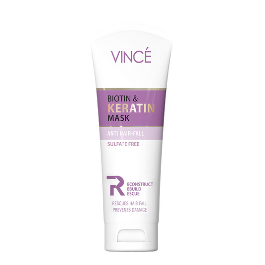 Vince Biotin & keratin Mask Rescue Hair Fall & Prevent damages 200ml