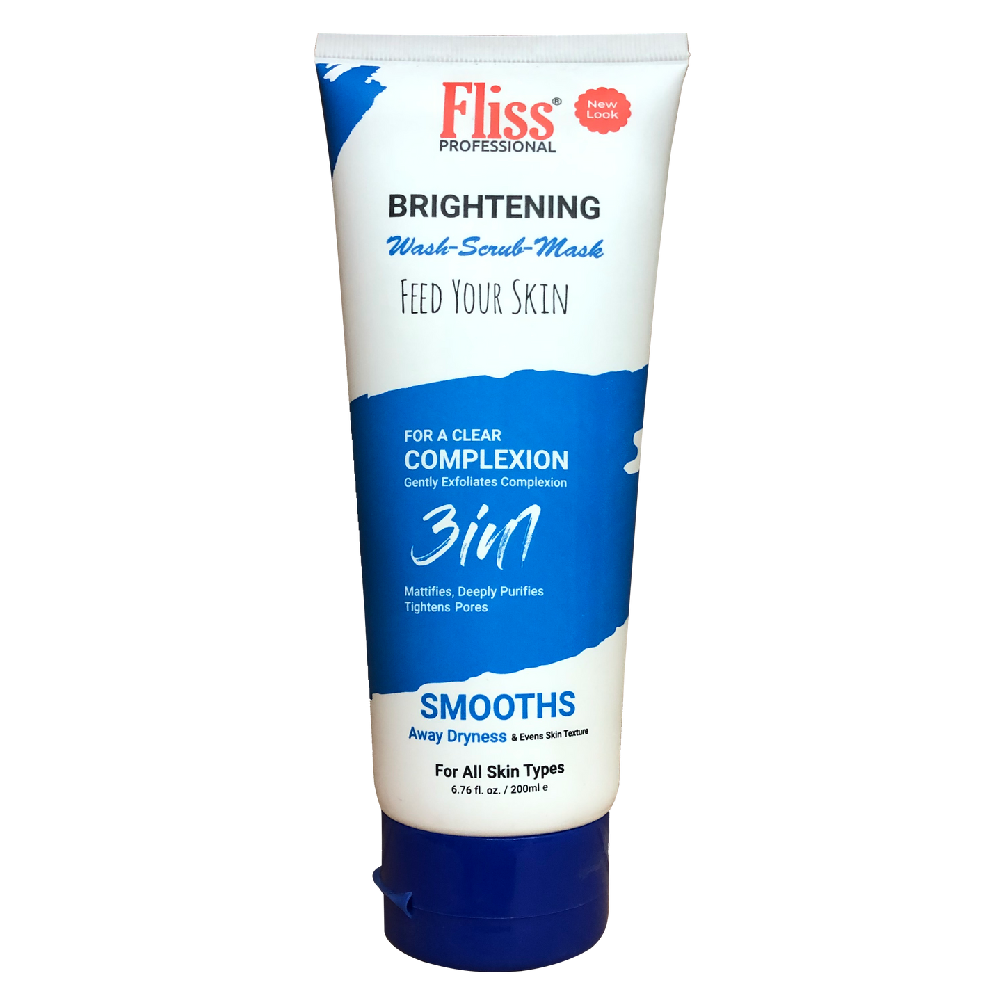 Fliss Whitening 3in1 Wash Peeling Mask 200ml