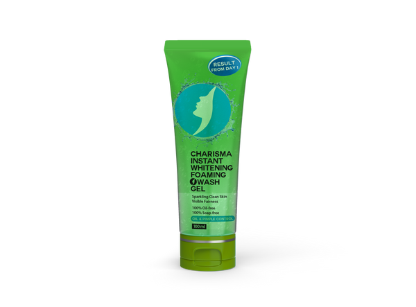 Charisma instant whitening foaming gel wash 100ml