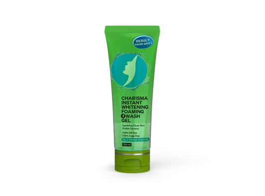 Charisma instant whitening foaming gel wash 100ml