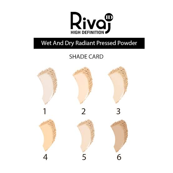 RIVAJ HD Wet and Dry Radiant Pressed Powder