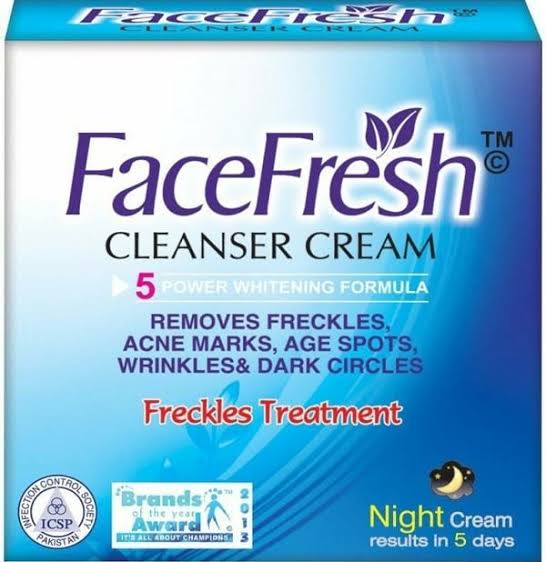 Face fresh cleanser freckle removal cream 23gm